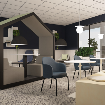 Rearanżacja przestrzeni biurowej - ekologiczne dodatki