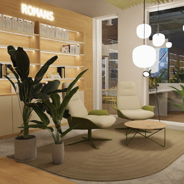 Dom kultury z biblioteką (kawiarnia, czytelnia)