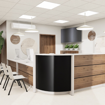 Gabinet lekarski (recepcja, poczekalnia)