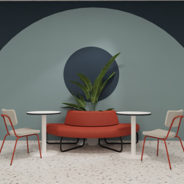 Nowoczesne biuro w barwach marki