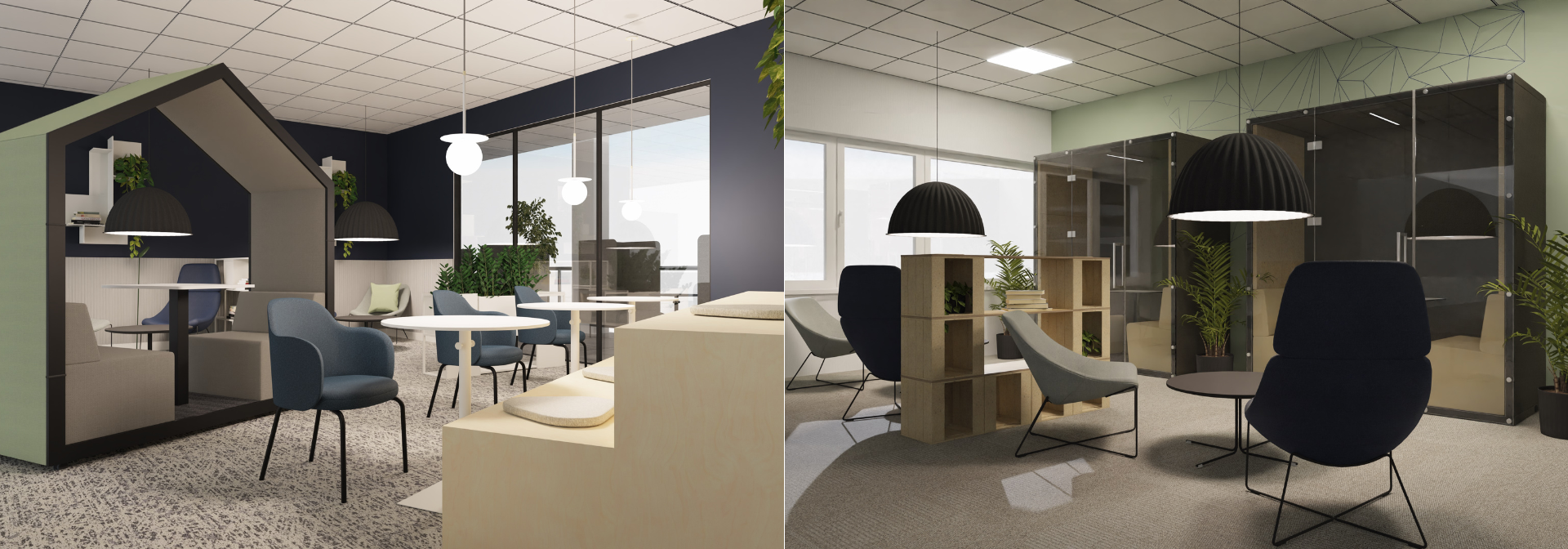 Rearanżacja przestrzeni biurowej - ekologiczne dodatki