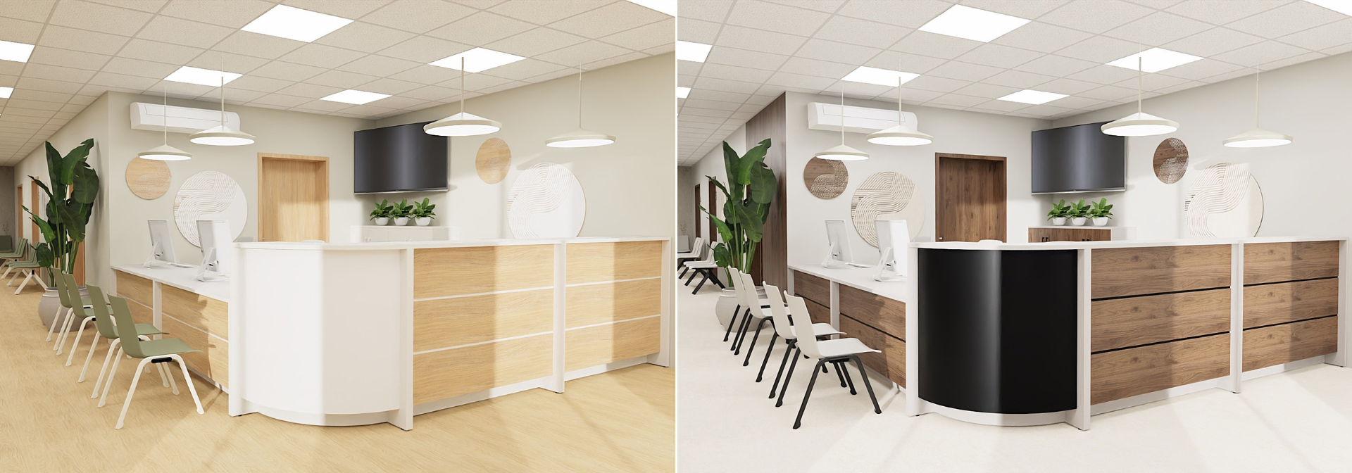 Gabinet lekarski (recepcja, poczekalnia)