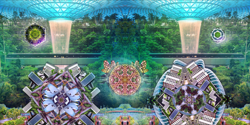 Miasto przyszłości zatopione w naturze - Pawilon Singapuru na Expo 2020 w Dubaju